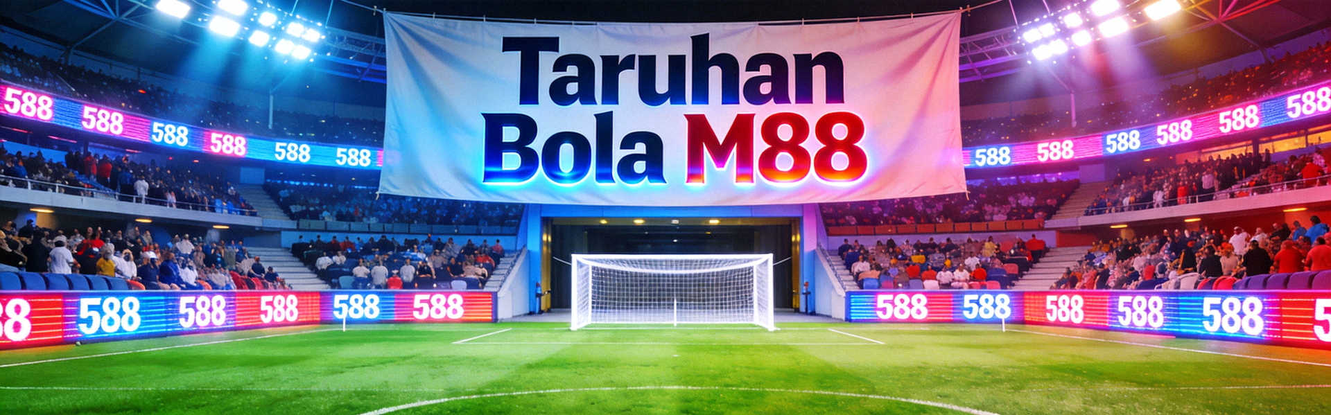 Latar belakang stadion sepak bola untuk taruhan bola M88