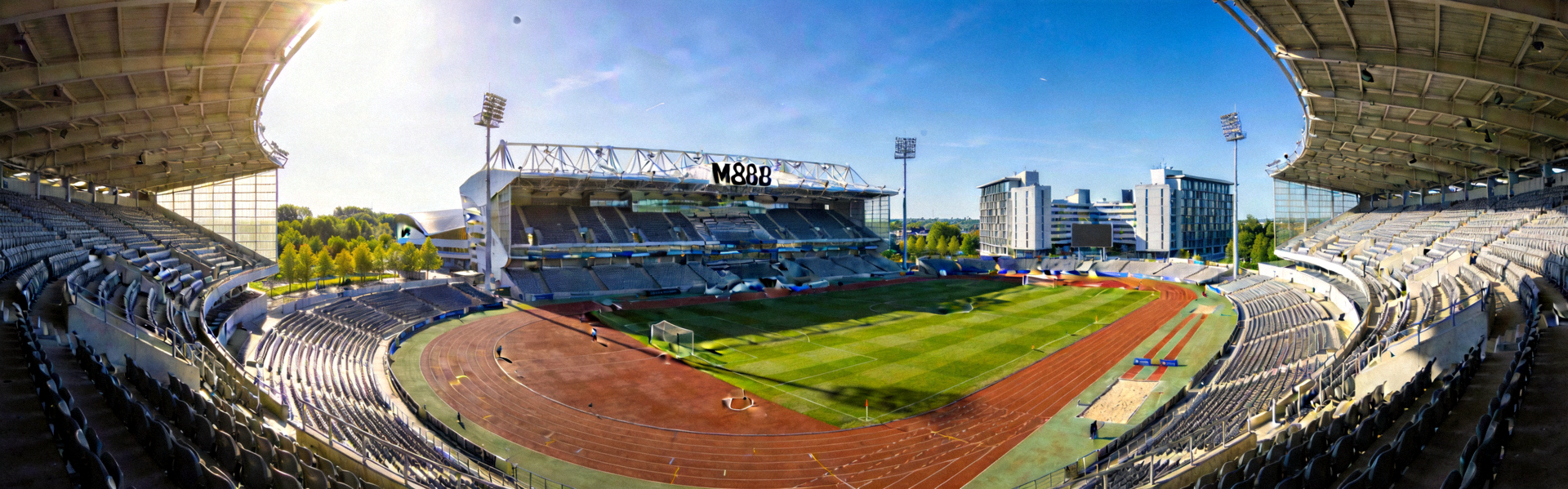 Latar belakang stadion olahraga M88